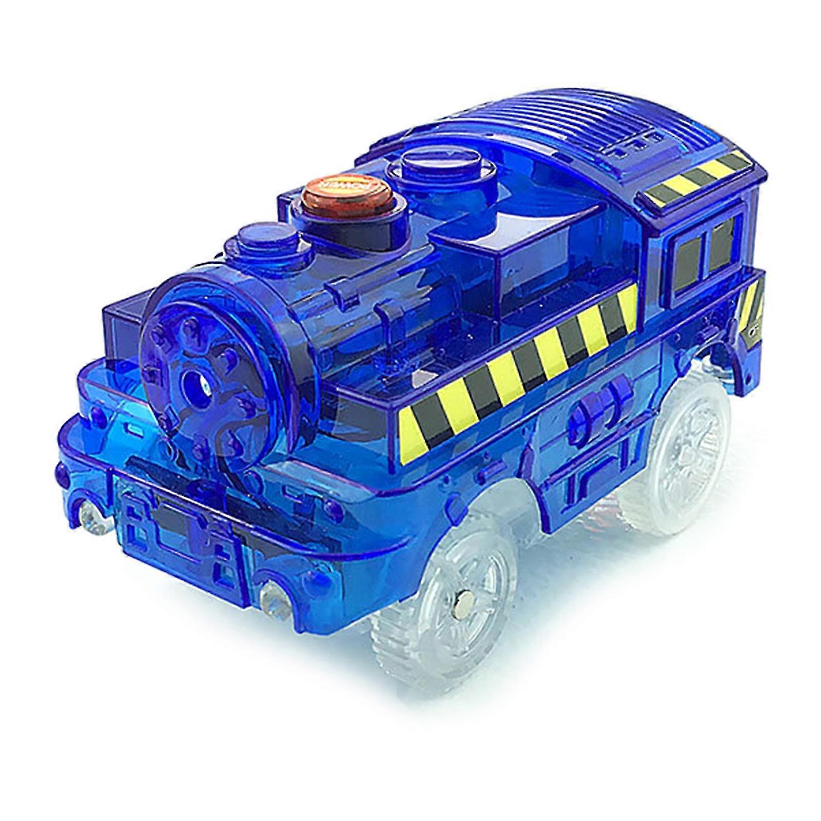 Replaceable Track Train Model Led Racing Car Toy For Children Mostly Track Toys