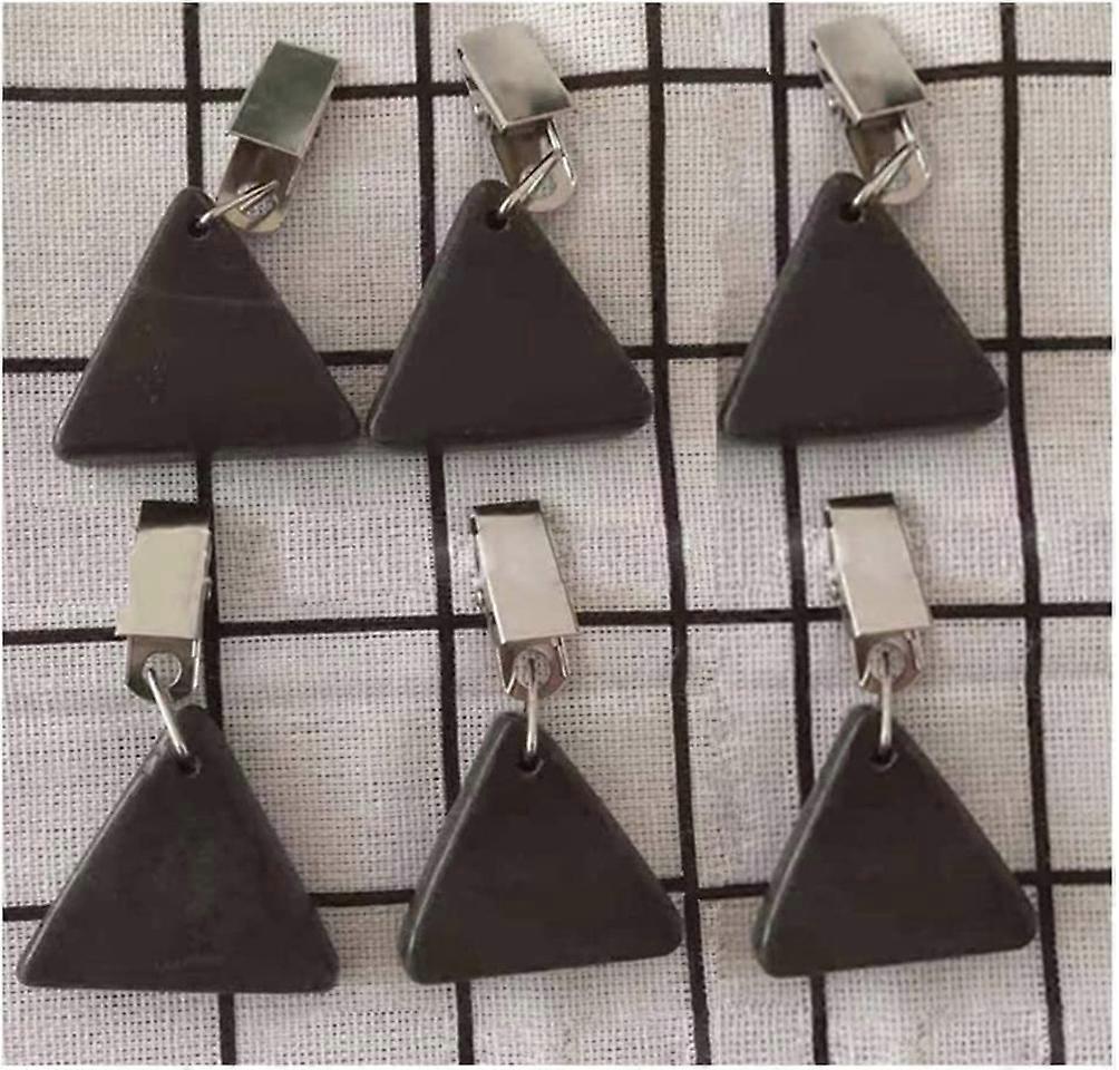 Tablecloth Weights, 6 Pieces Tablecloth Weights Set, Tablecloth Weights with Clips, Tablecloth Clips, for Outdoor, Dinner, Picnic, Table Decoration (G
