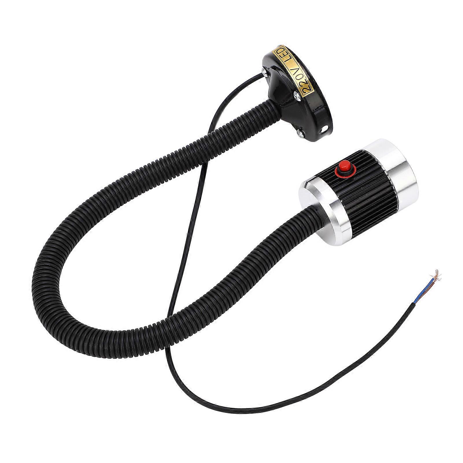 Round Magnetic Base Gooseneck Light Industrial LED CNC Machine Tool ...