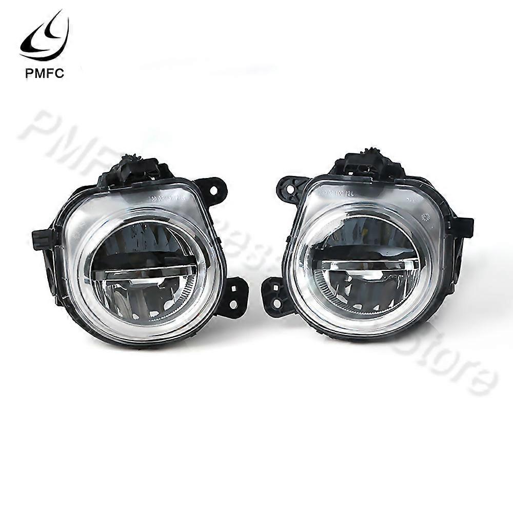 PMFC For BMW X3 F25 X4 F26 X5 F15 F85 2014 2015 2016 Front Bumper DRL Driving Lamp LED Fog Light Lamp 63177317251 63177317252