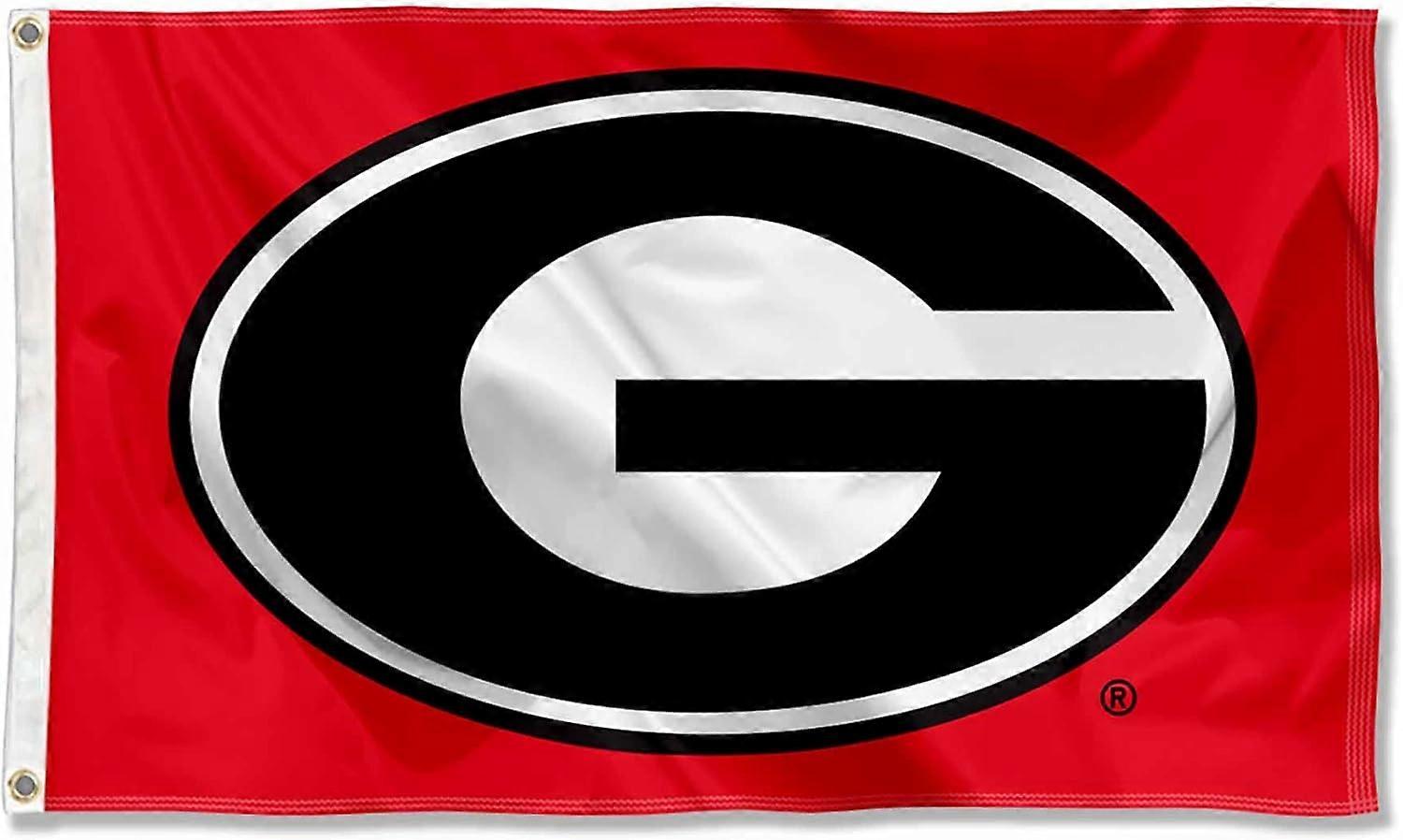 Georgia Bulldogs Dawgs University Μεγάλη σημαία κολλεγίων