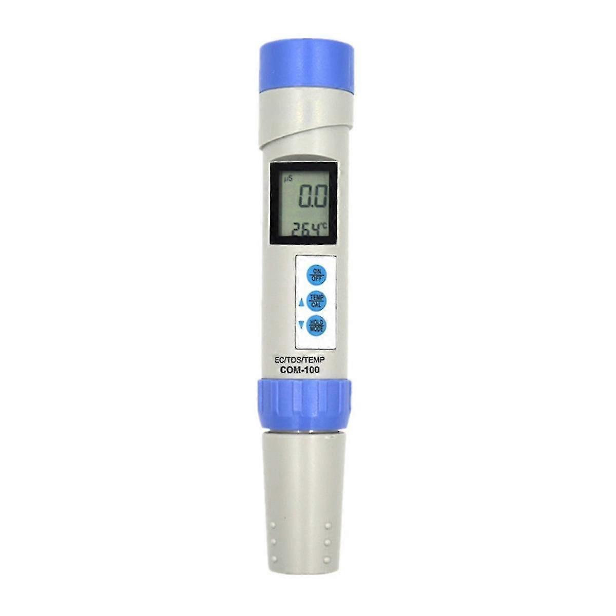 Professional Com-100 Ec Analyzer Tds Meter Temp Tester With Automatic Calibration And Data Hold Measurement