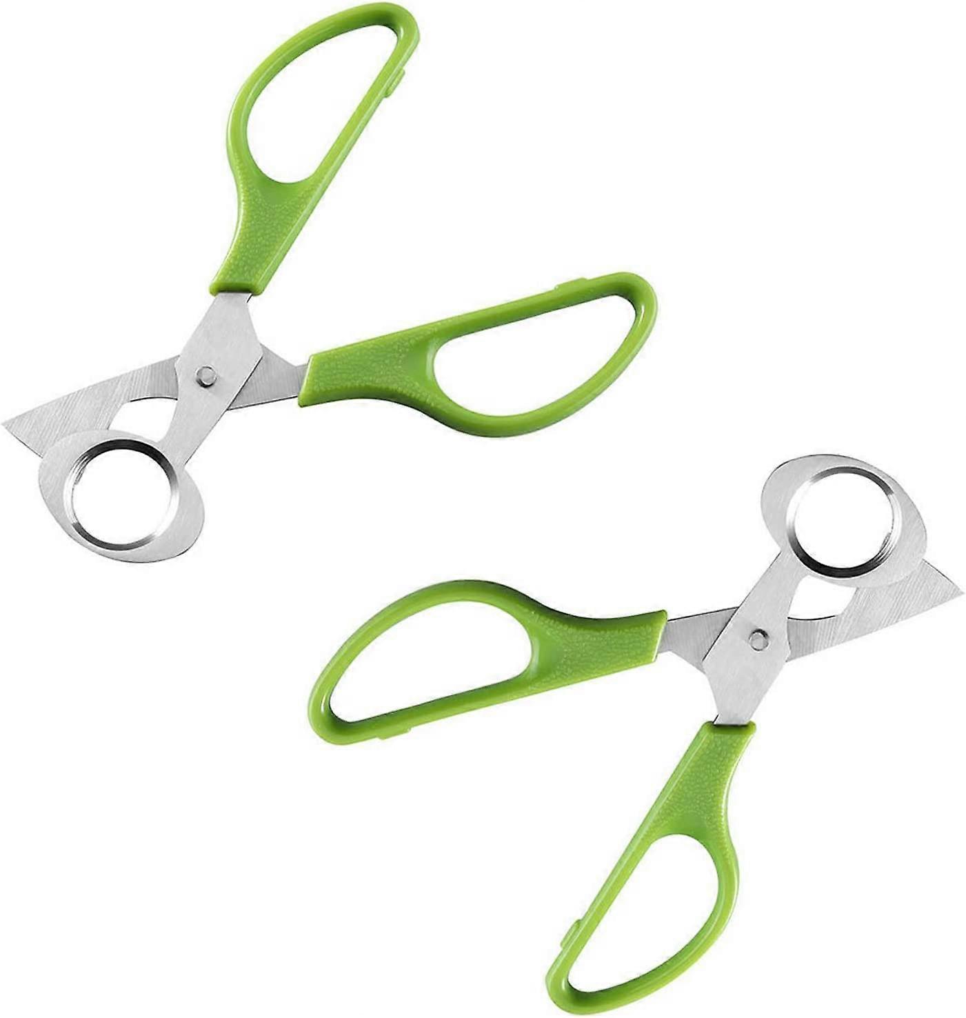 4 Pieces Stainless Steel Eggshell Scissors Household Kitchen Tools