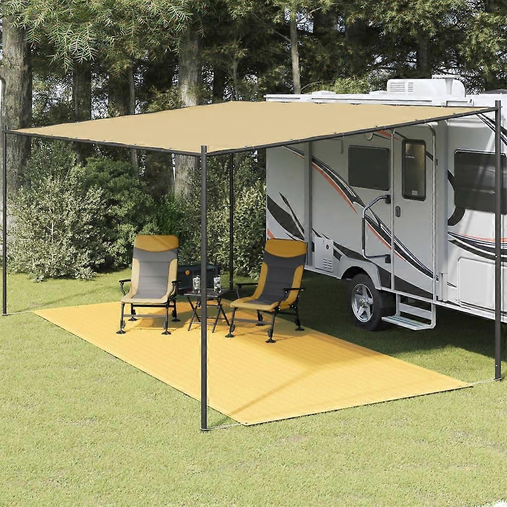 Zeltteppich 250x550 cm Beige