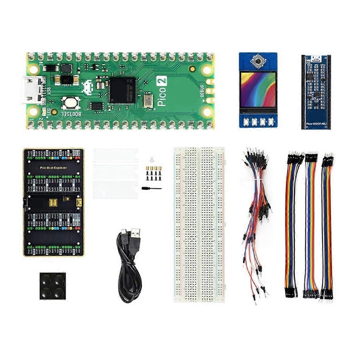 Kit Pico 2 avec carte de développement d'écran LCD, microcontrôleur RP2350, carte mère ARM-M33