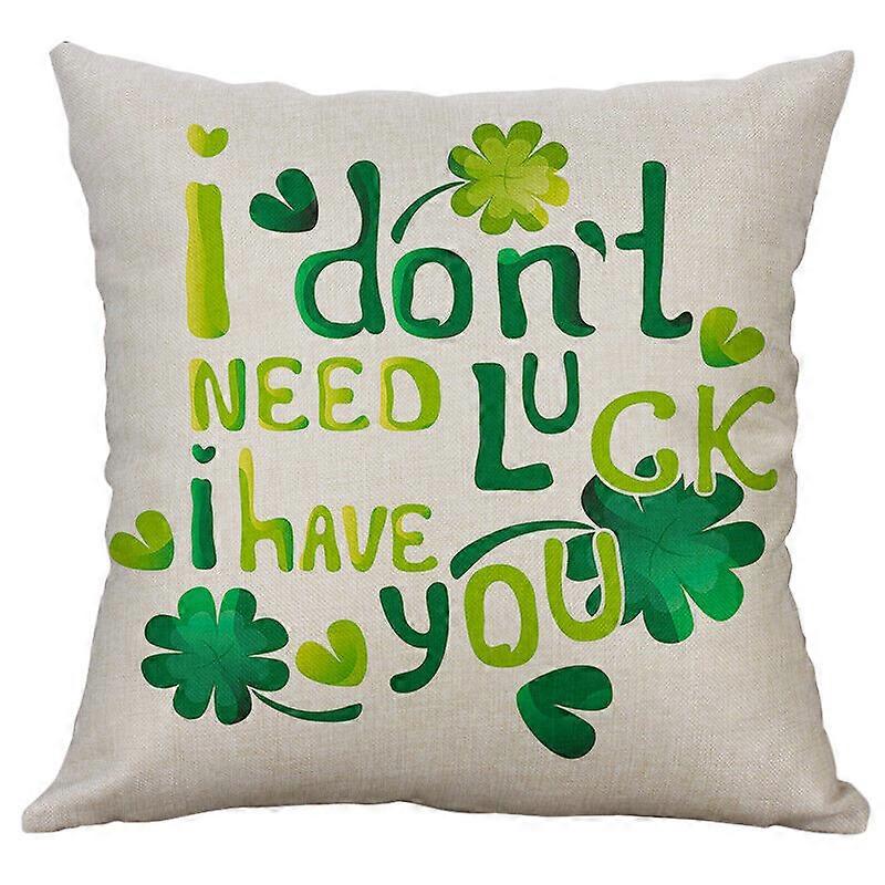 聖パトリックの日スロー枕カバーシャムロッククッションカバー、目に見えないジッパーデザイン922jpjcjh
