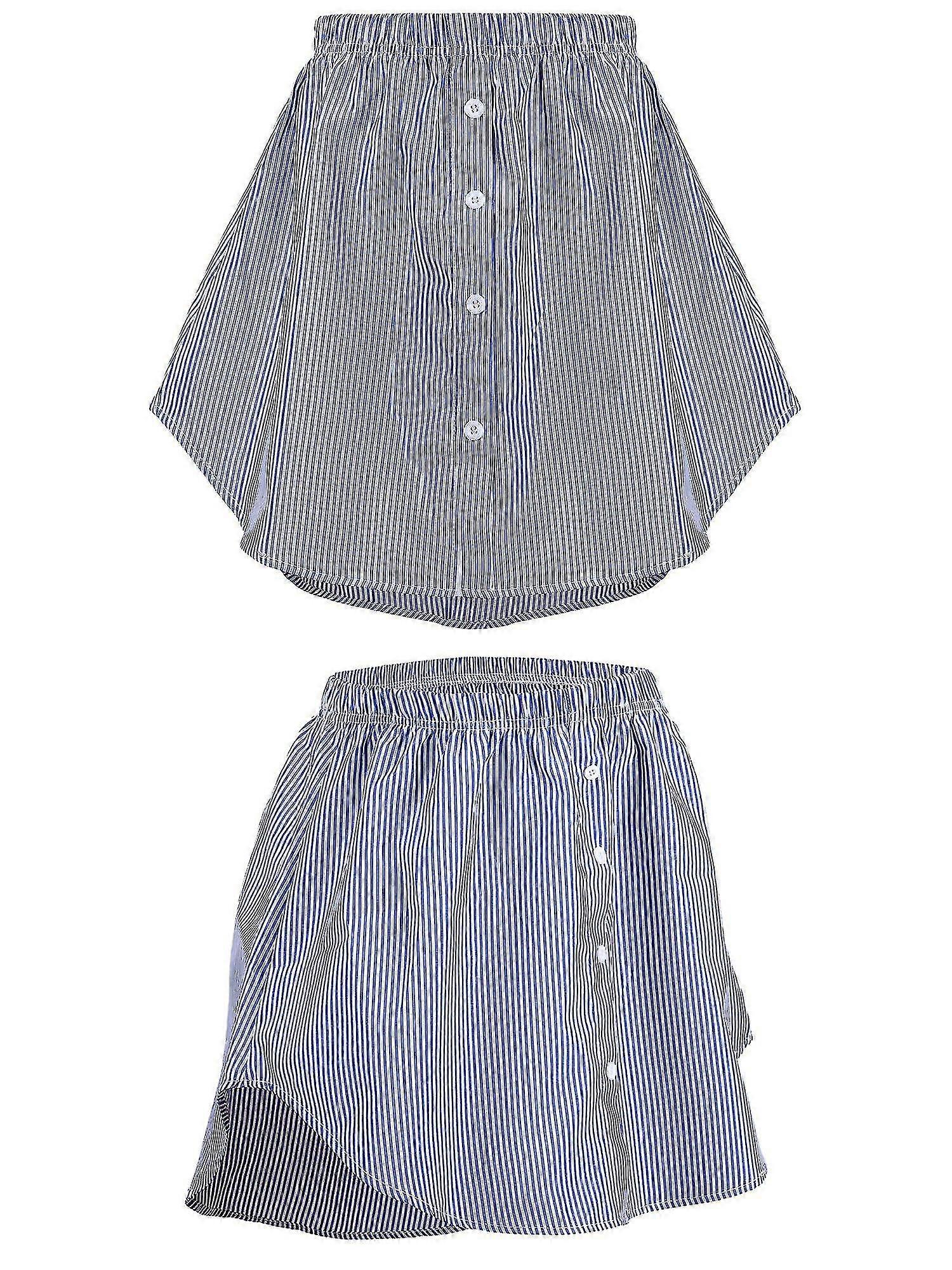 Faux Bas De Chemise/extenseur Pour Femmes - Jupe Simulée Ajustable, Pour Pulls Courts - 4