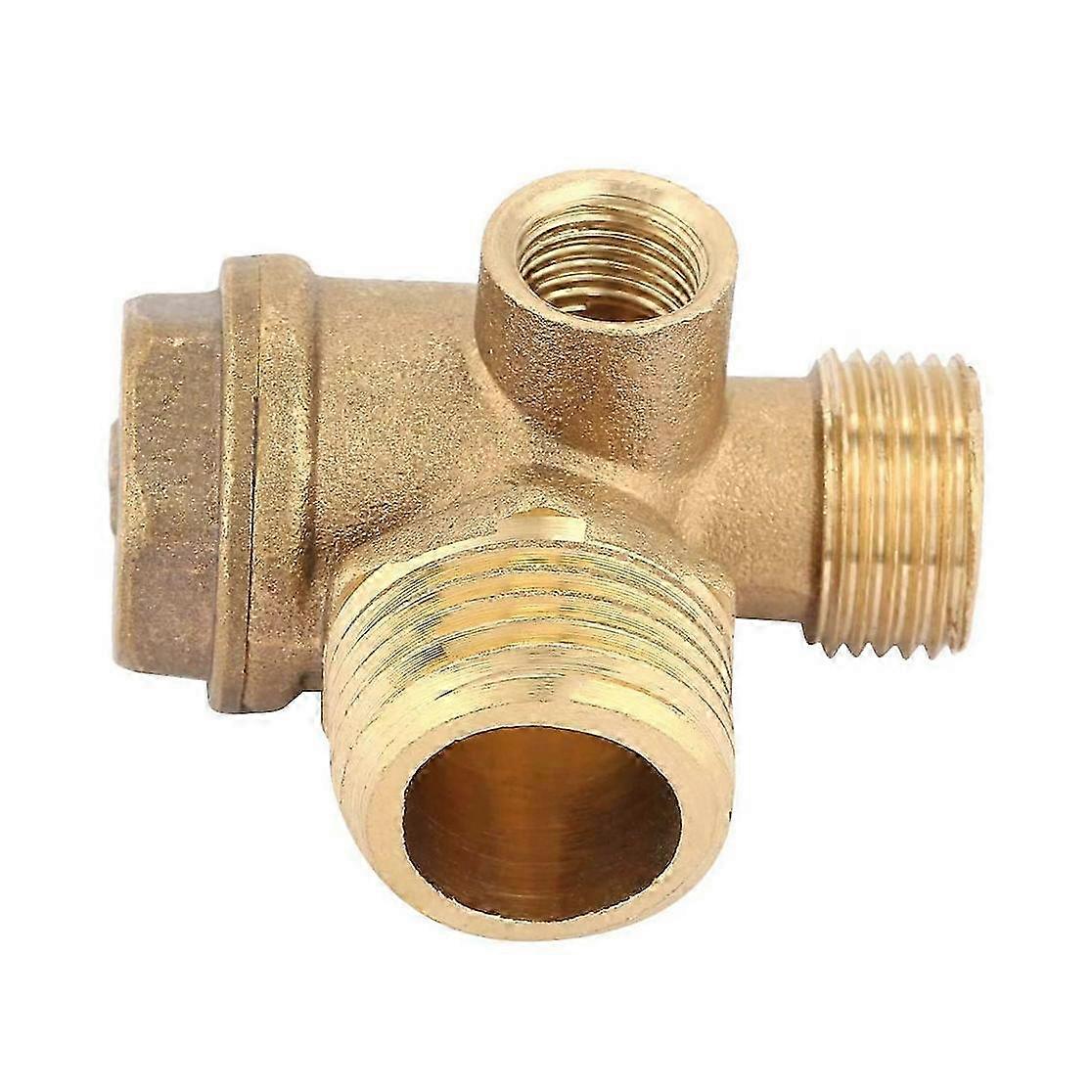 1 Three-Way Air Compressor Check Valve Direct Connection Air Compressor Check Valve,Valve Port: 20m