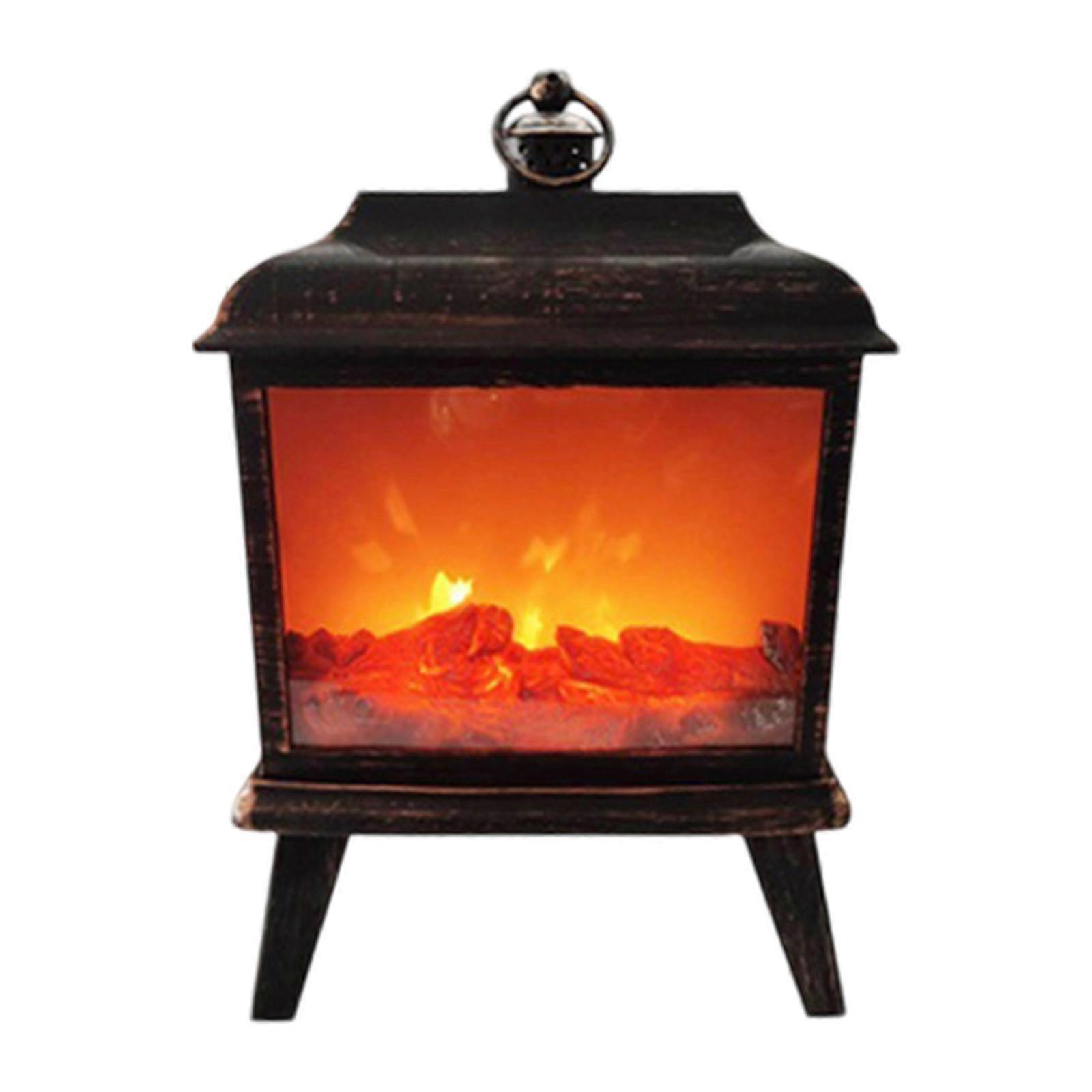 Lampe de cheminée de simulation Lumière de cheminée simulée pour la décoration de bar à la maison