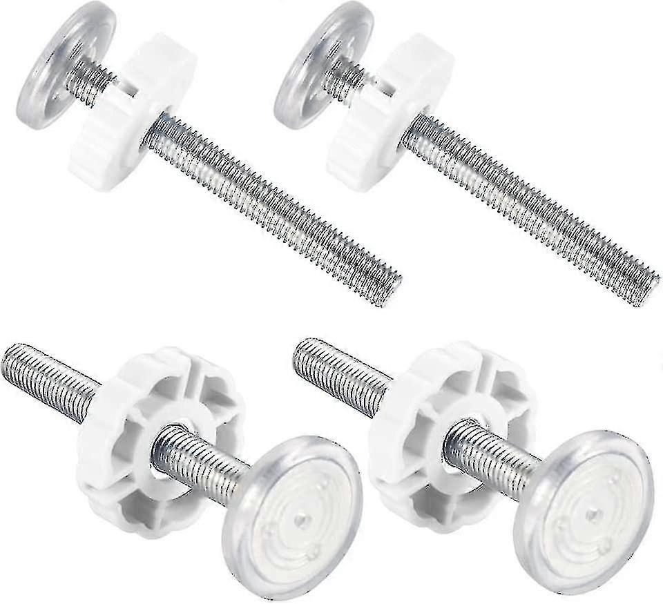 Ensemble de 4 barrières de sécurité pour bébé à clipser avec tige filetée M10 - Accessoires pour barrières de sécurité pour bébé