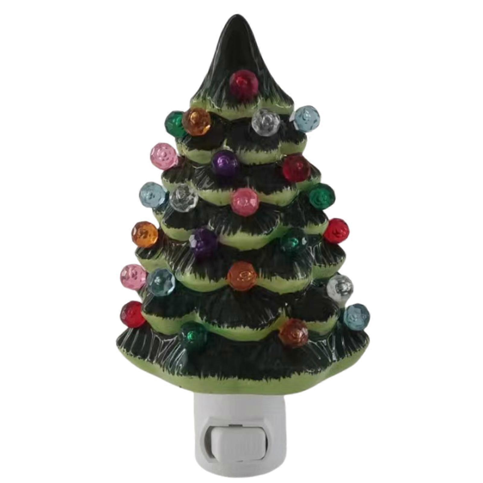 Tree Nightlight Decoration Wall Plug in Night Light for Holiday Decor