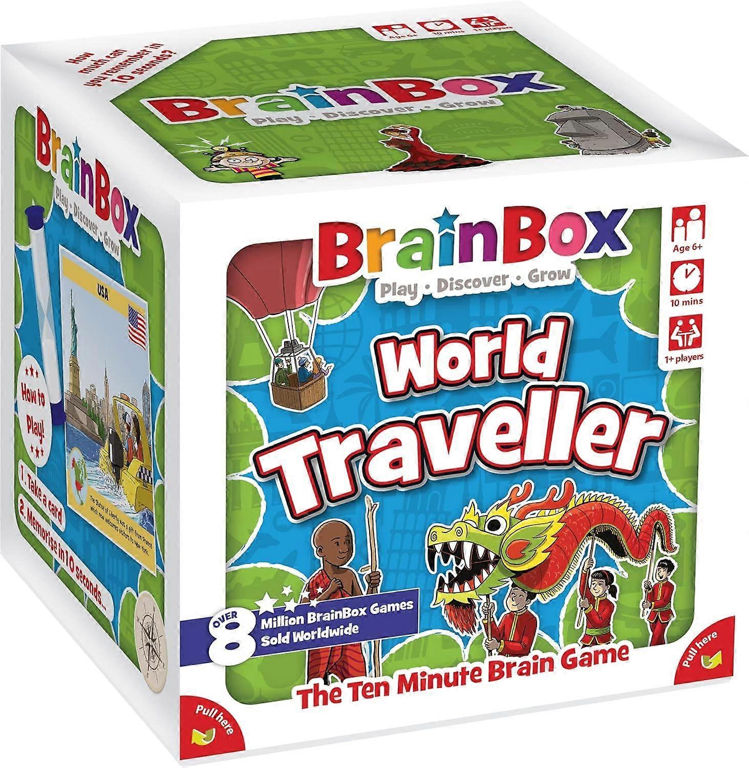 BrainBox World Traveller Card Game (Refresh 2022)