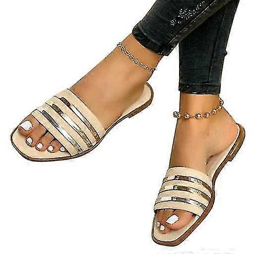 Women's Summer Beach Slip-on Flat Slippers