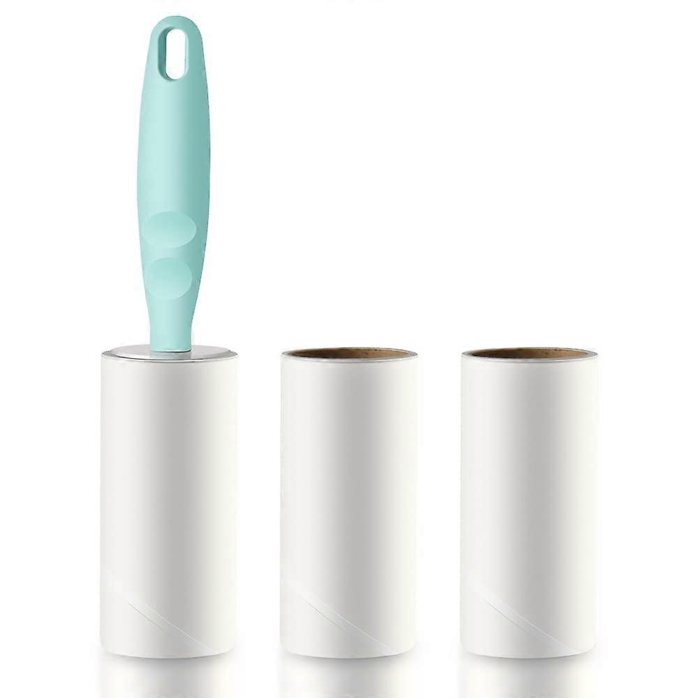 Lint Roller Refills Set, 180 Sheets Pet Hair Remover Lint Rollers (1 Handle with 3 Refills) Lint Remover Dog Cat Hair Remover