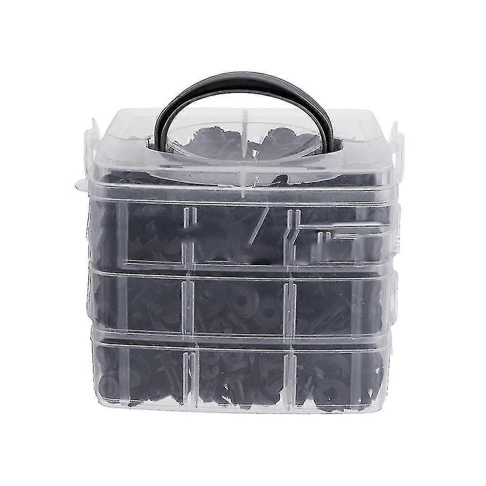 620x Car Push Pin Rivet Trim Clips Plastic Panel Fasteners Interior Fixing Tools, Multicolor