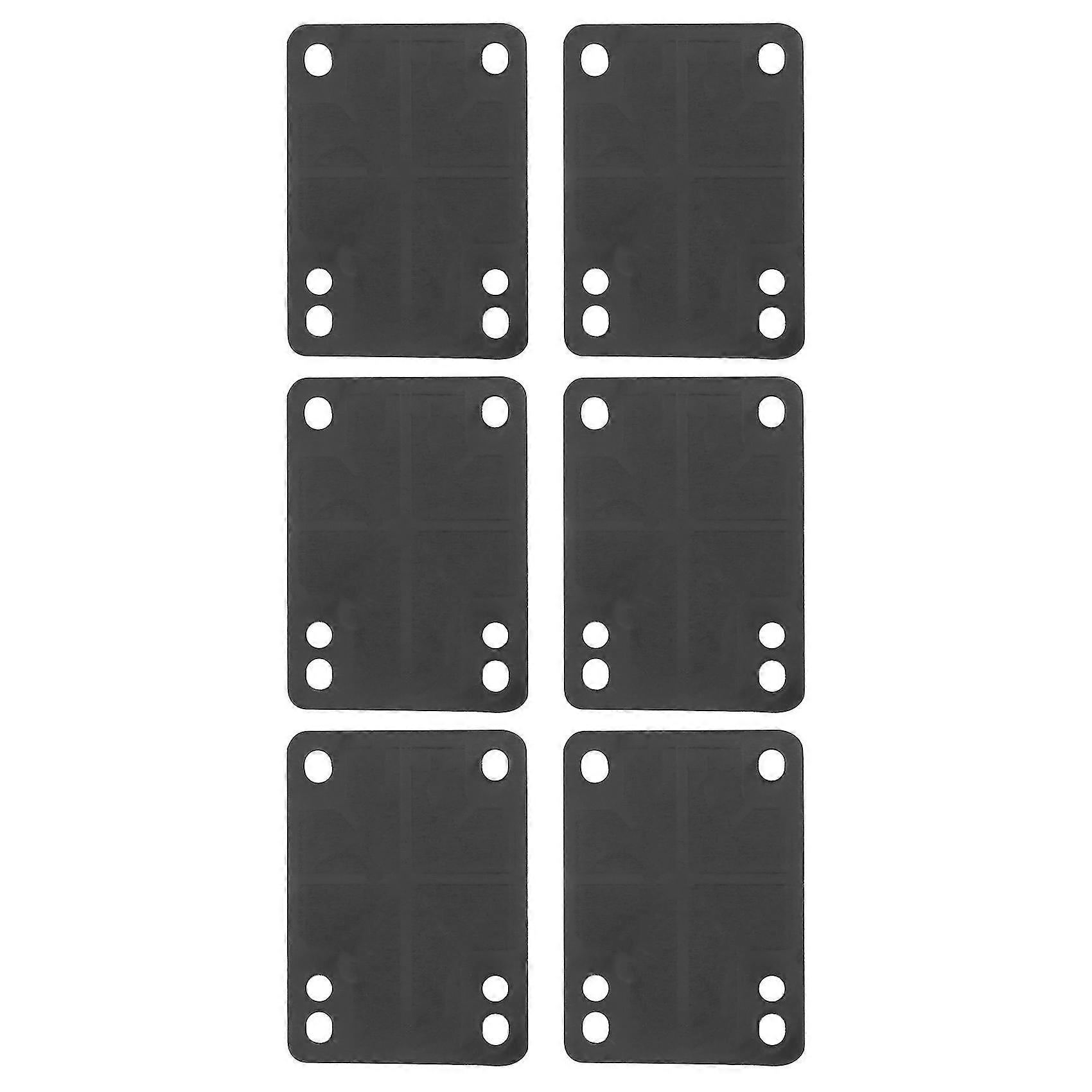 Rubber Skateboard Riser Pad 1/8 3mm Pack Of 6