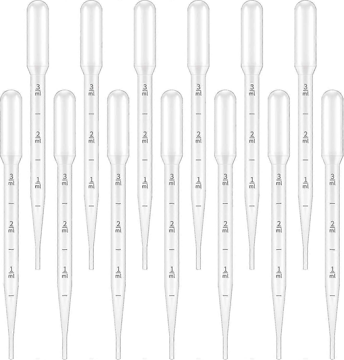 100 Pieces Pipettes, Transparent Graduated Pipettes