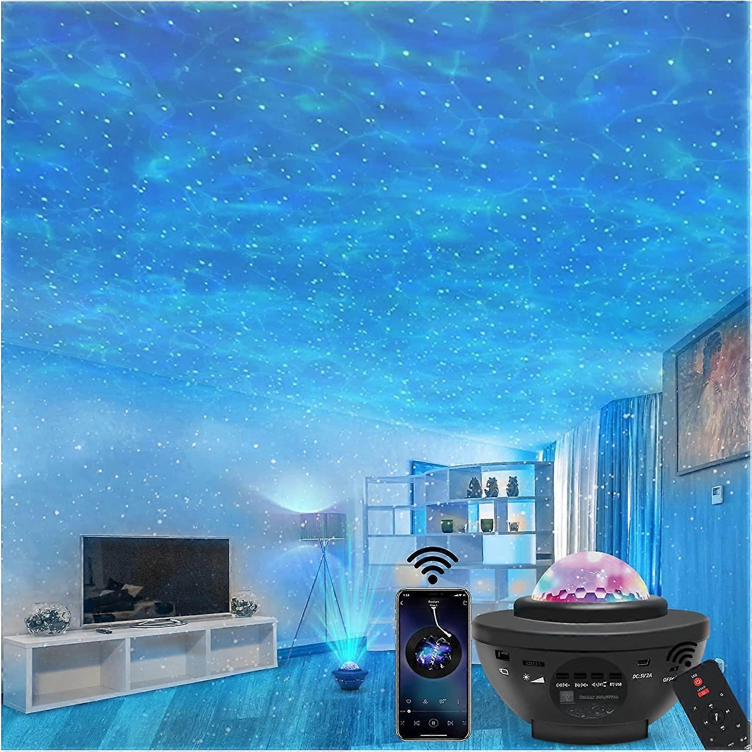 Star Projector LED Galaxy Light Projector Bluetooth conectar