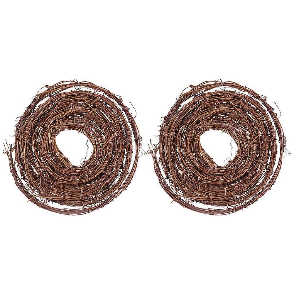 2kpl joulun DIY-askartelua luonnonoksaseppeleseppeleet sisustusriipukset