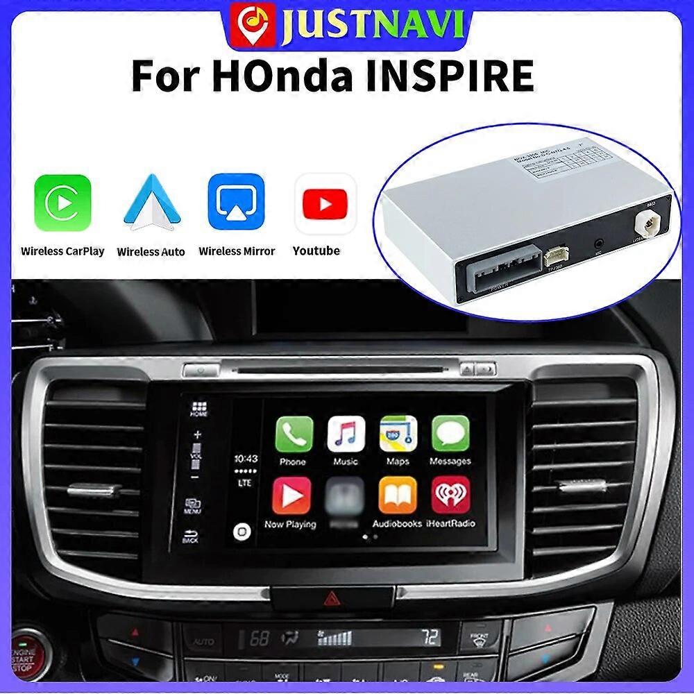 Wireless Apple Carplay 7 inch For Honda INSPIRE Apple Screen Android Auto Module Decoder Box AirPlay Function Camera
