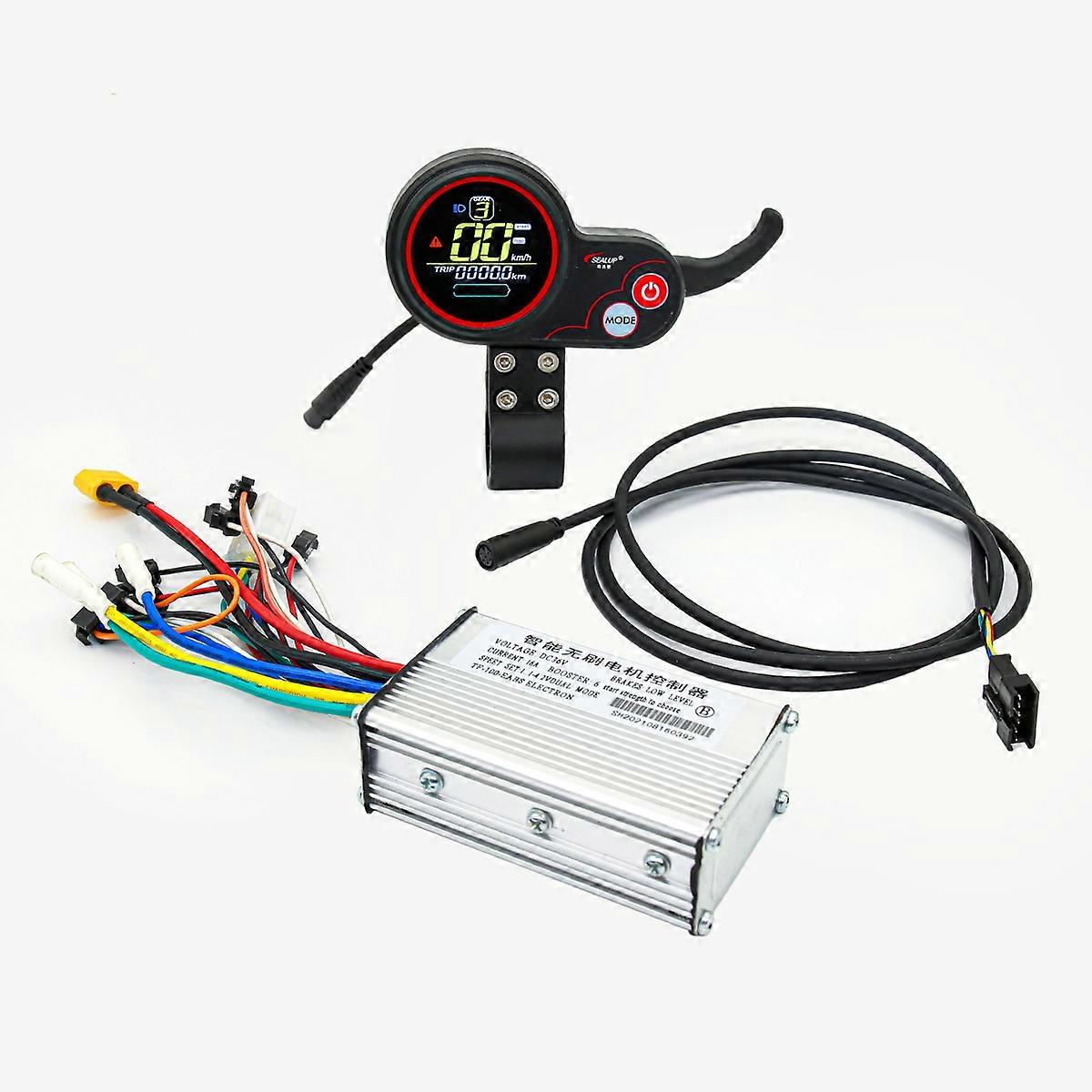 For Sealup Electric Scooter 36V 48V Brushless Motor Controller Electric Mountain Bike Speed Controller with LCD Display Panel~32171