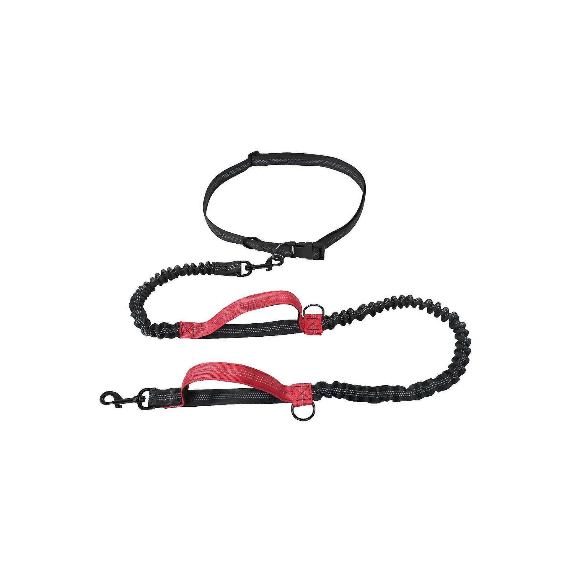 Dog Leash, Hands Free Dog Leash with Two Elastic Straps, Long Nylon Dog Leash (Multiple Colors Available)