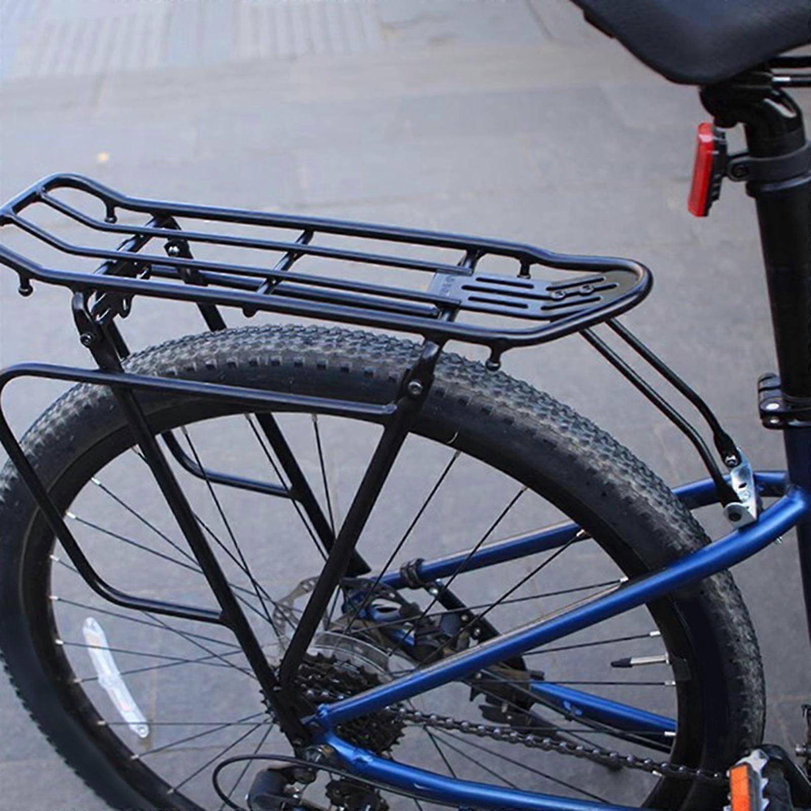 Rear Bike Rack Universal Adjustable Bicycle Trunk Pannier Rack Shelf ...