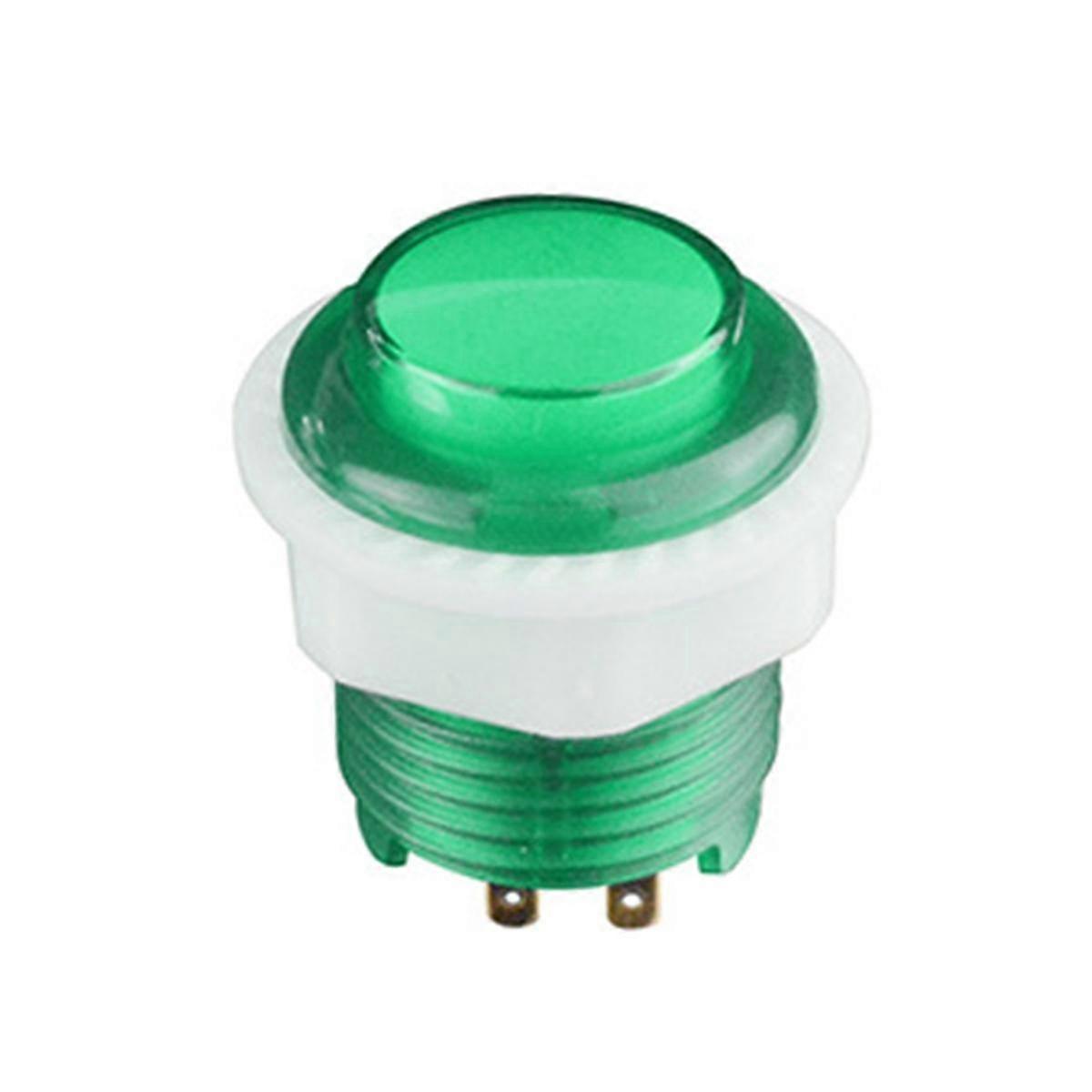 Quality ABS Game Machine Push Button Switch with Light Illuminate 24mm Arcade Game Console Button w