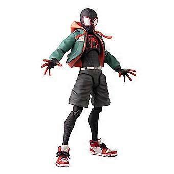 SpiderMn:Into The Spider-Verse Miles Morales Sentinel SV Super Heroes Joints Ruchoma figurka Model kolekcjonerski Model figurek