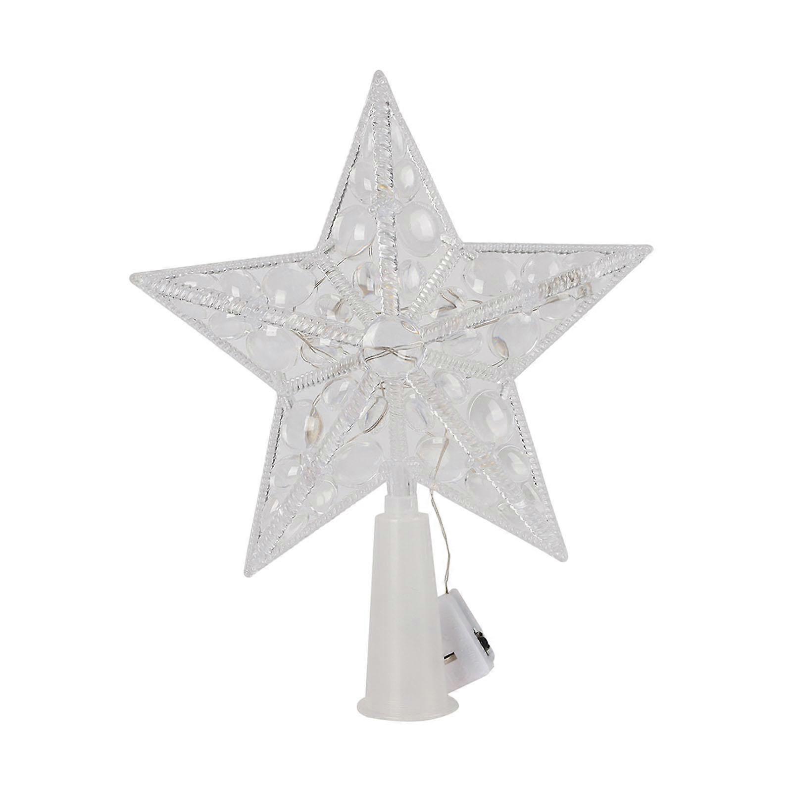 Star Christmas Tree Toppers 3 Modes Star for Christmas Tree Top for Festival warm light