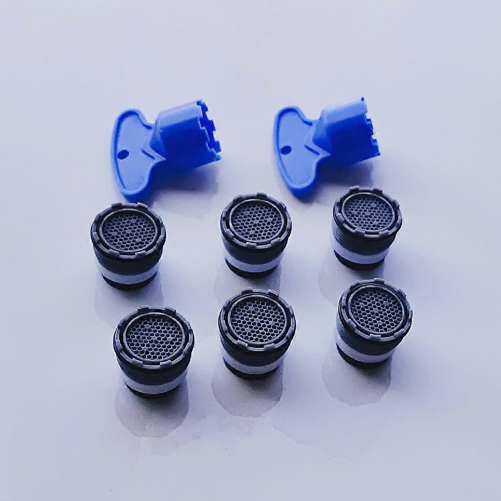Screw water-saving faucet aerator bubble kitchen faucet accessories (six bubblers+2 wrenches)