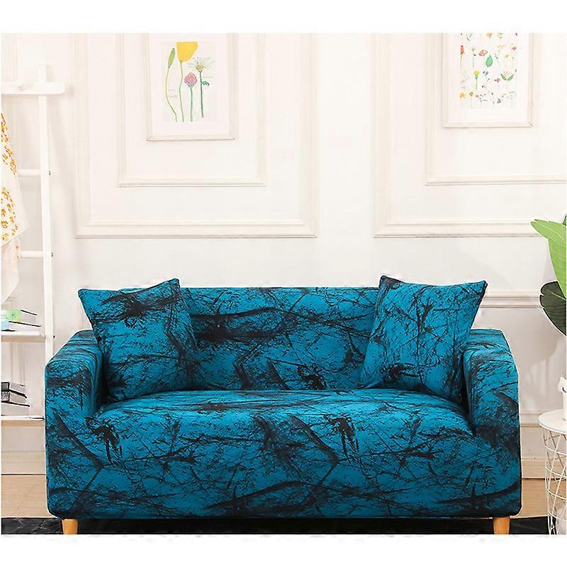 Stretch Sofa Cover Universal Elastic Sofa Cover Fitted Sofa Protector (Dream,2 Seater)