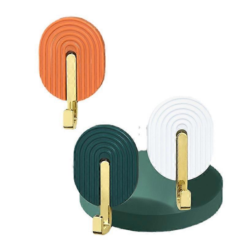 Bathroom Hooks Non-marking Hooks 6pcs, 3colors