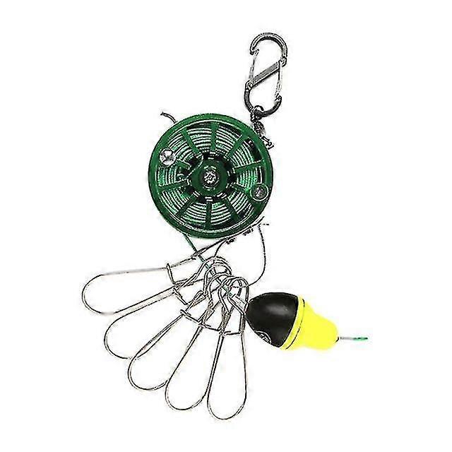 Live Fish Lock Buckle Reel Float Stainless Steel Stringer