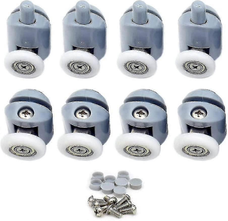 Shower Door Rollers 8 Pieces Shower Door Rollers Sliding Shower Door Roller Shower Enclosure Rollers For Bathroom Shower Door 25mm