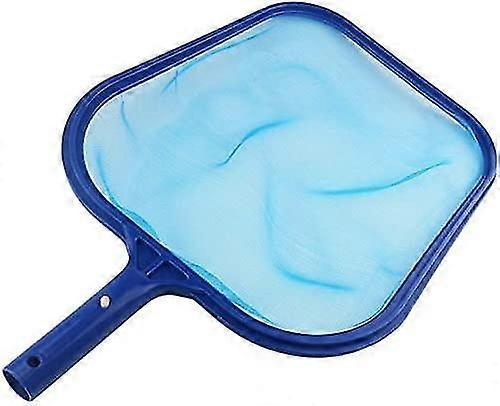 Swimming Pool Cleaner Supplies/Professional Heavy Duty Pool Leaf Rake Fine Mesh Frame Net/Swimming Pool Cleaning Leaf Skim Net (Blue)