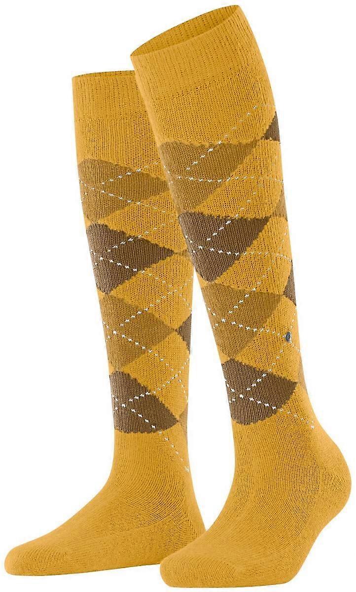 Burlington Whitby Knee High Socks - Solar Yellow
