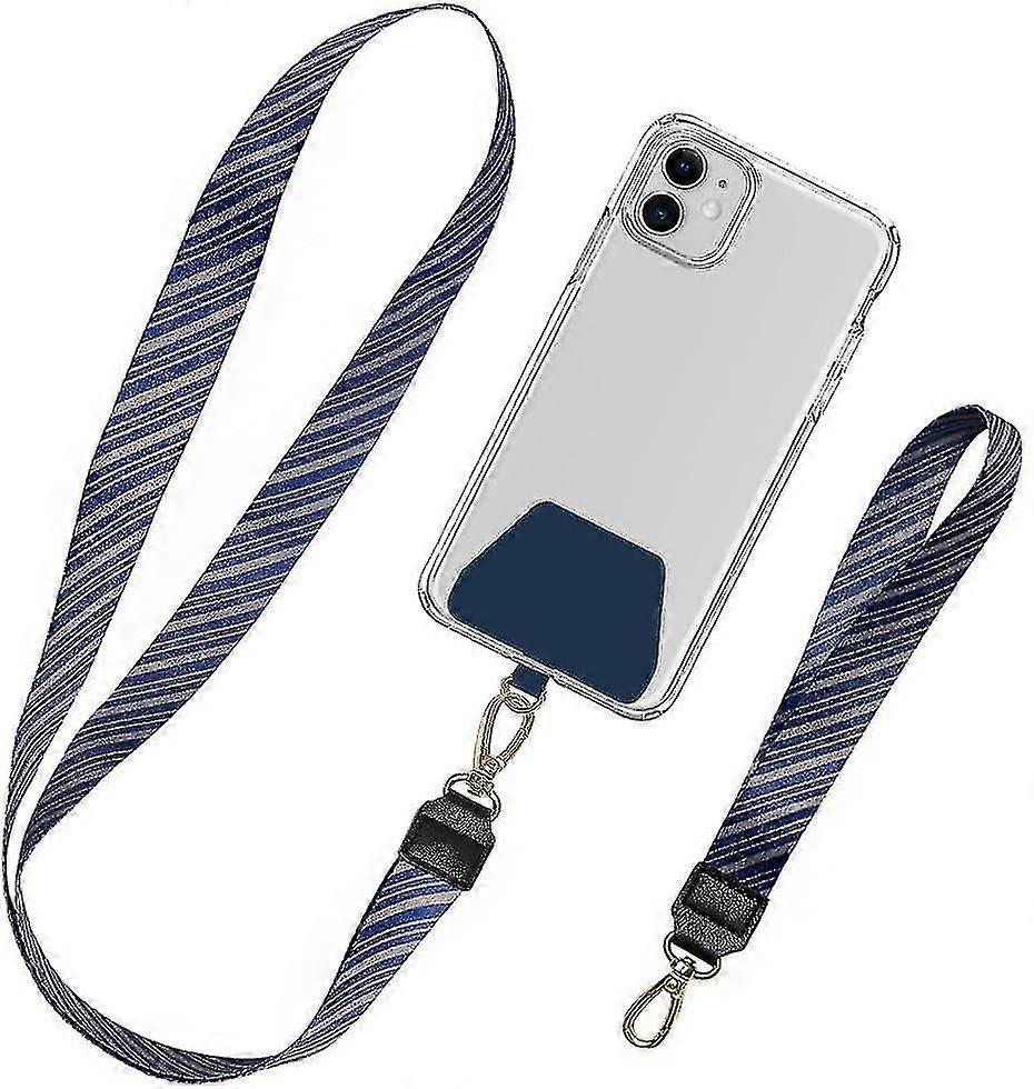 2 piezas Mobile Ph Chain, cordón unisex, cuello S, extensible