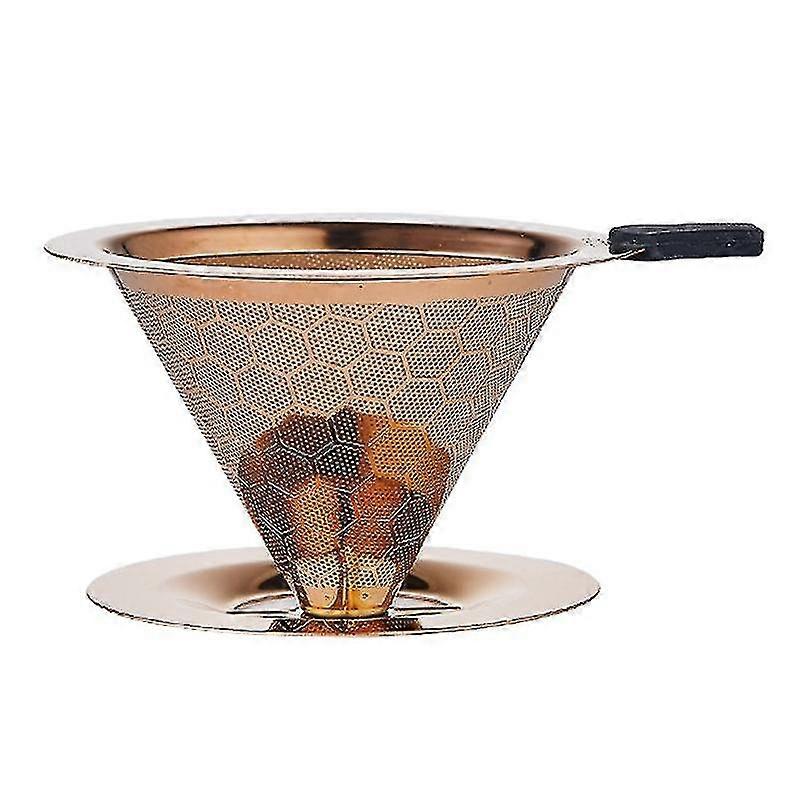 Less Steel Filter With Double Layer Filter Mesh For Home Kit Pour Over Dripper Reusable C Dripper D