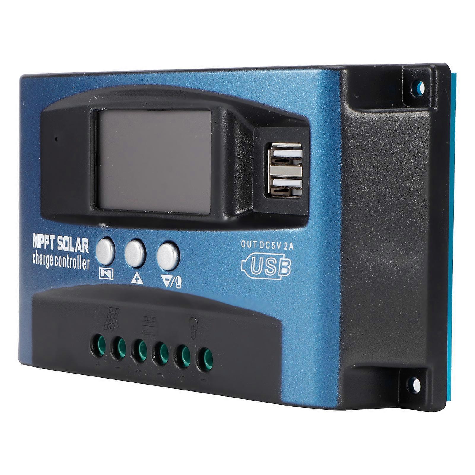 Solar Charge Controller MPPT 36 48 60V 100A Aluminum Alloy Regulator for RV Solar System