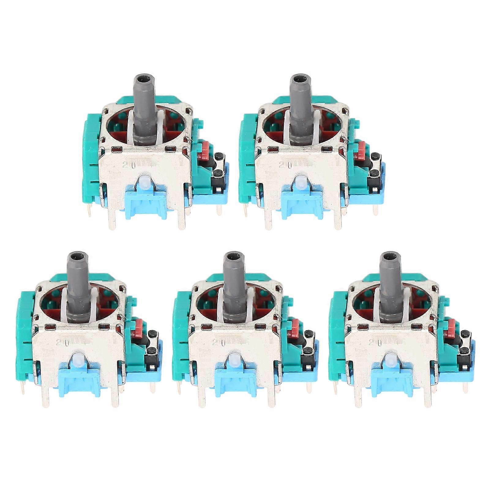 3D Rocker Analog Joystick Sensor Module Replacement Parts for PS5 Controllers 5pcs