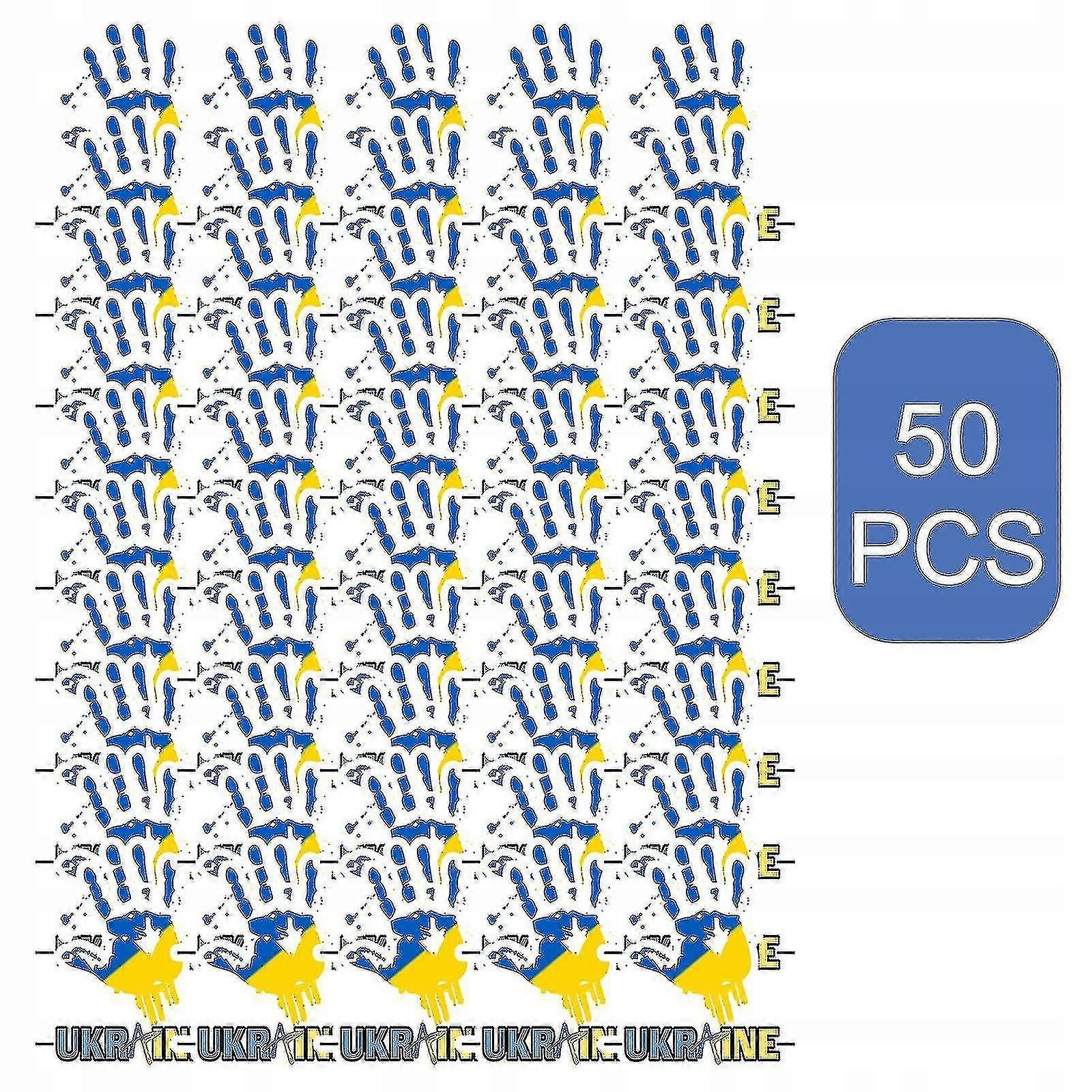 Ukraine Flag Car Sticker (50pc)