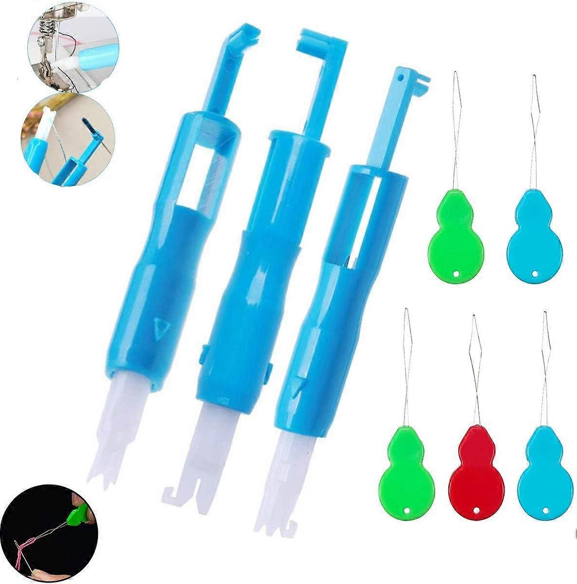 (3+100)Two needle threaders, Sewing Needle Threader is used for Machine Threading and Needle Changing. The Pumpkin Threader is used for manual threadi