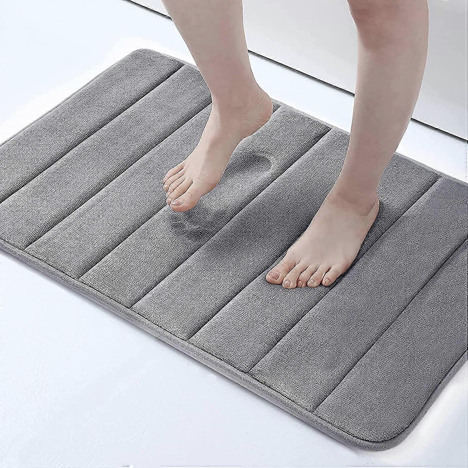 Memory Foam Weiche Badematten - rutschfeste saugfähige Badezimmerteppiche Gummi Back Runner Matte