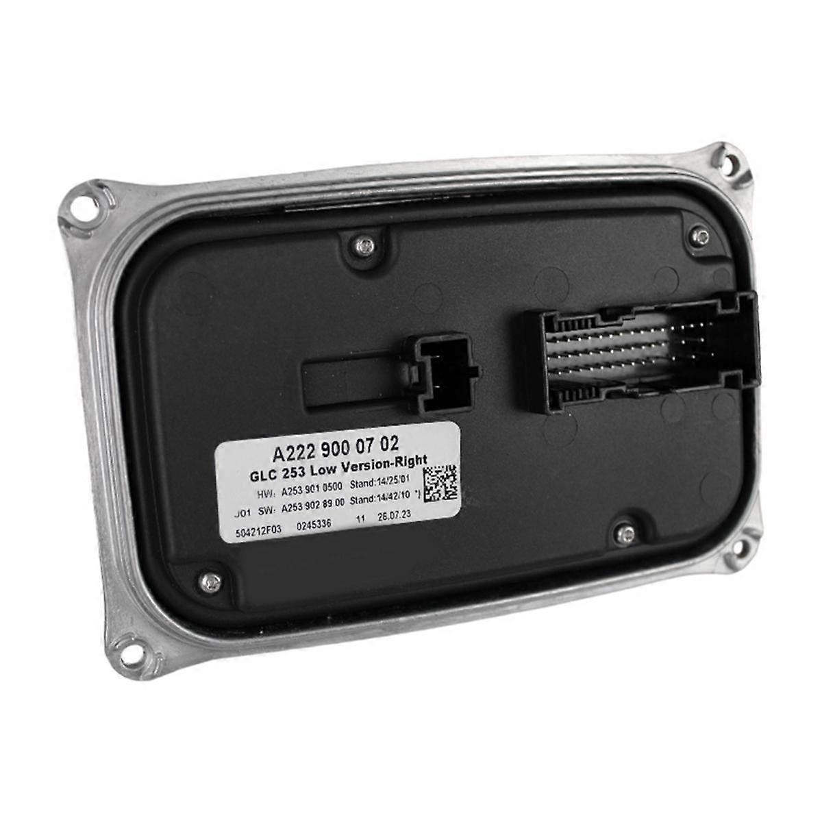 A2229004812 Right Side LED Headlight Programmable Control Unit Module Ballast for GLC X253 W253 201