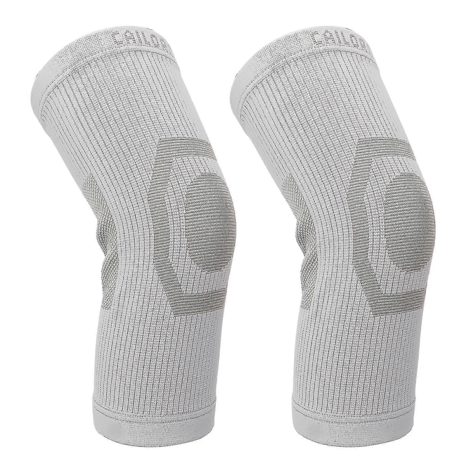 Varma knäskydd Grafen Kallt skydd Andas Stretchig 4 Seasons Universal Knee Warmers för äldre män Kvinnor