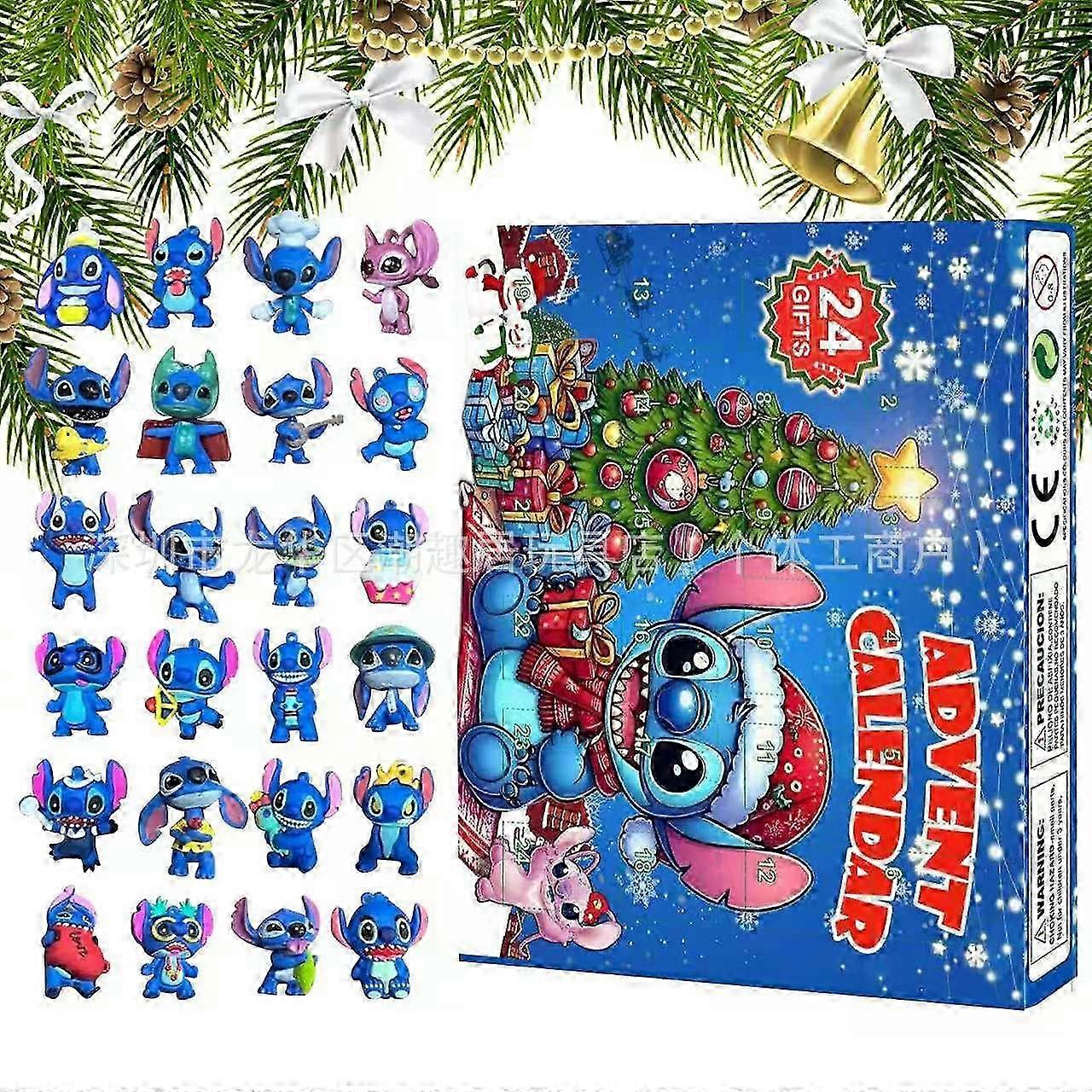Christmas Advent Calendar 2024 Stitch Christmas Advent Calendar Blind Box 24 Christmas Countdown Gift Ornamentschrui20