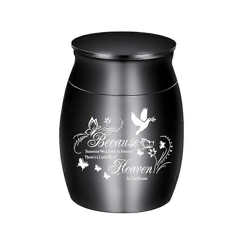 Small Urns for Human Ashes Cremation Urns for Funeral Mini Keepsake Urn Beautiful Peaceful Decorative Urns Designed for Sharing Flannel bag 30x40mm