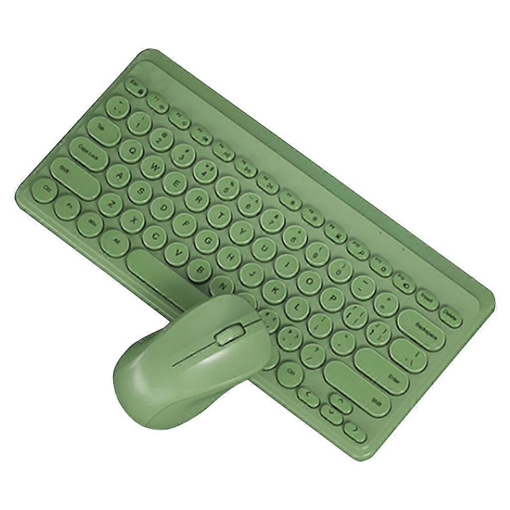 Durable Wireless Keyboard and Mouse Combo Full Size Energy Saving Thin Mouse