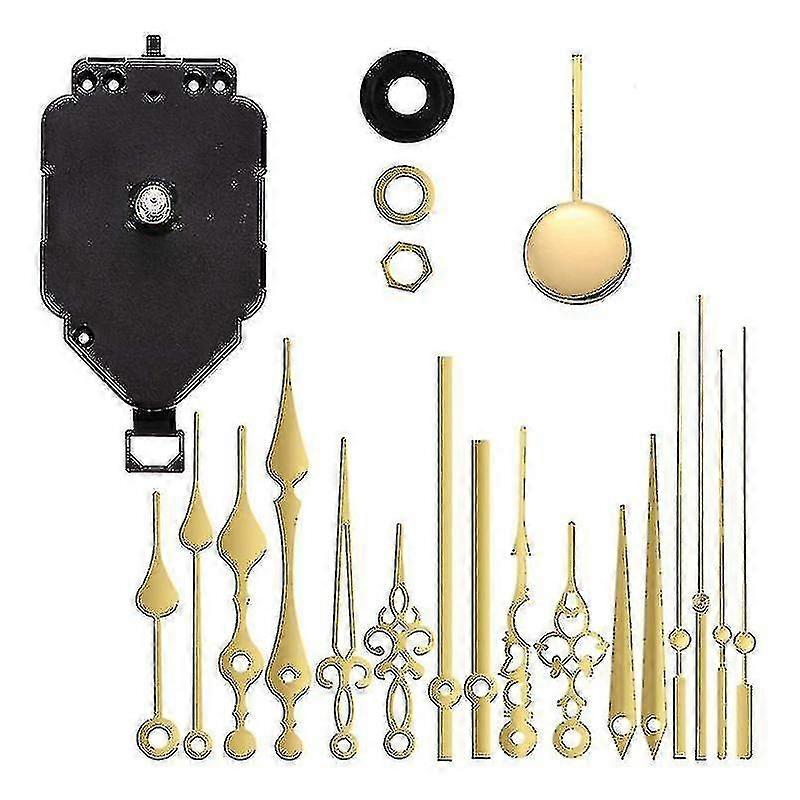 Wall Silent Pendulum Quartz Clock Movement, Pendulum Clock Mechanism Parts Motor Replacement Diy Re -GT